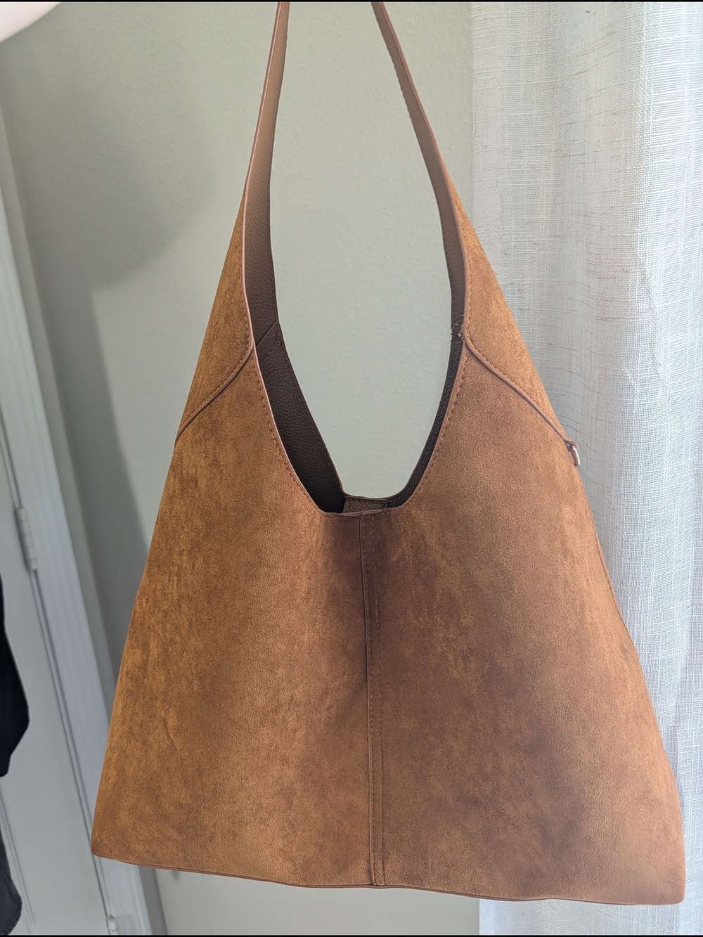 NWOT Universal Thread Brown Suede Shoulder Bag